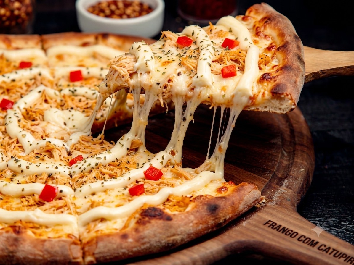Pizza G Frango c/ Catupiry + Refri 2L